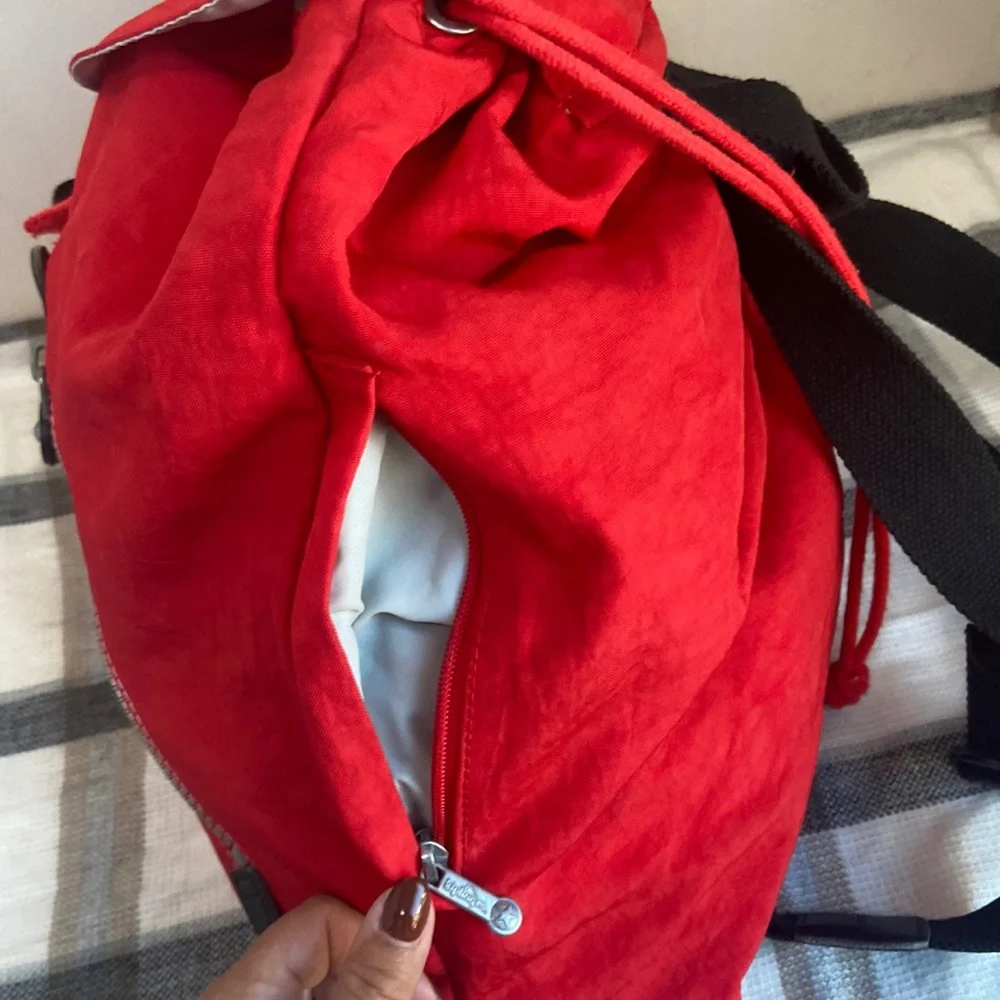 Kipling Red Backpack - Picture 5 of 8